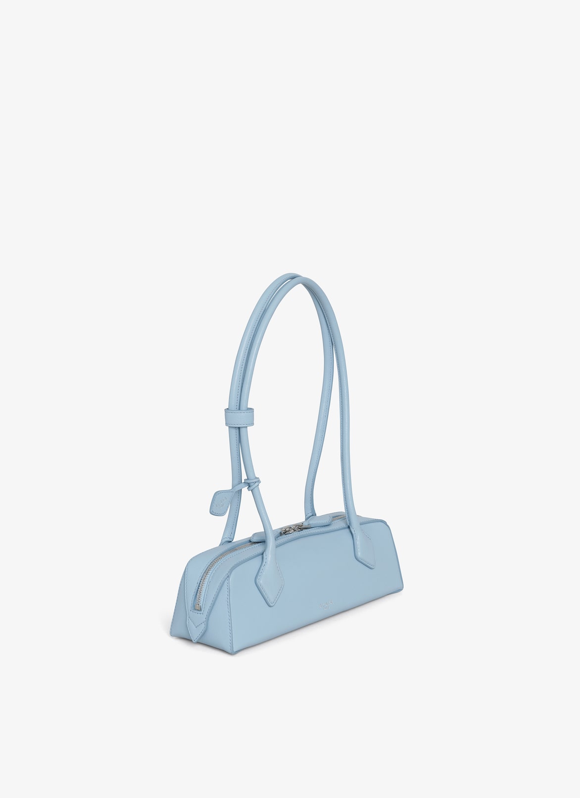 LE TECKEL SMALL BAG IN LEATHER ALAÏA BLUE LE TECKEL SMALL BAG IN LEATHER